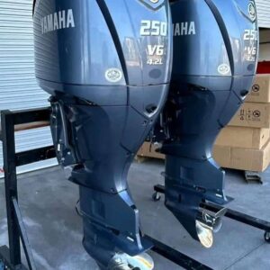 Twin Yamaha F250NCB 250HP outboards for sale